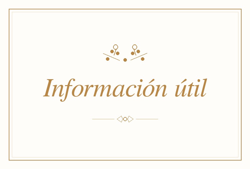 Información útil